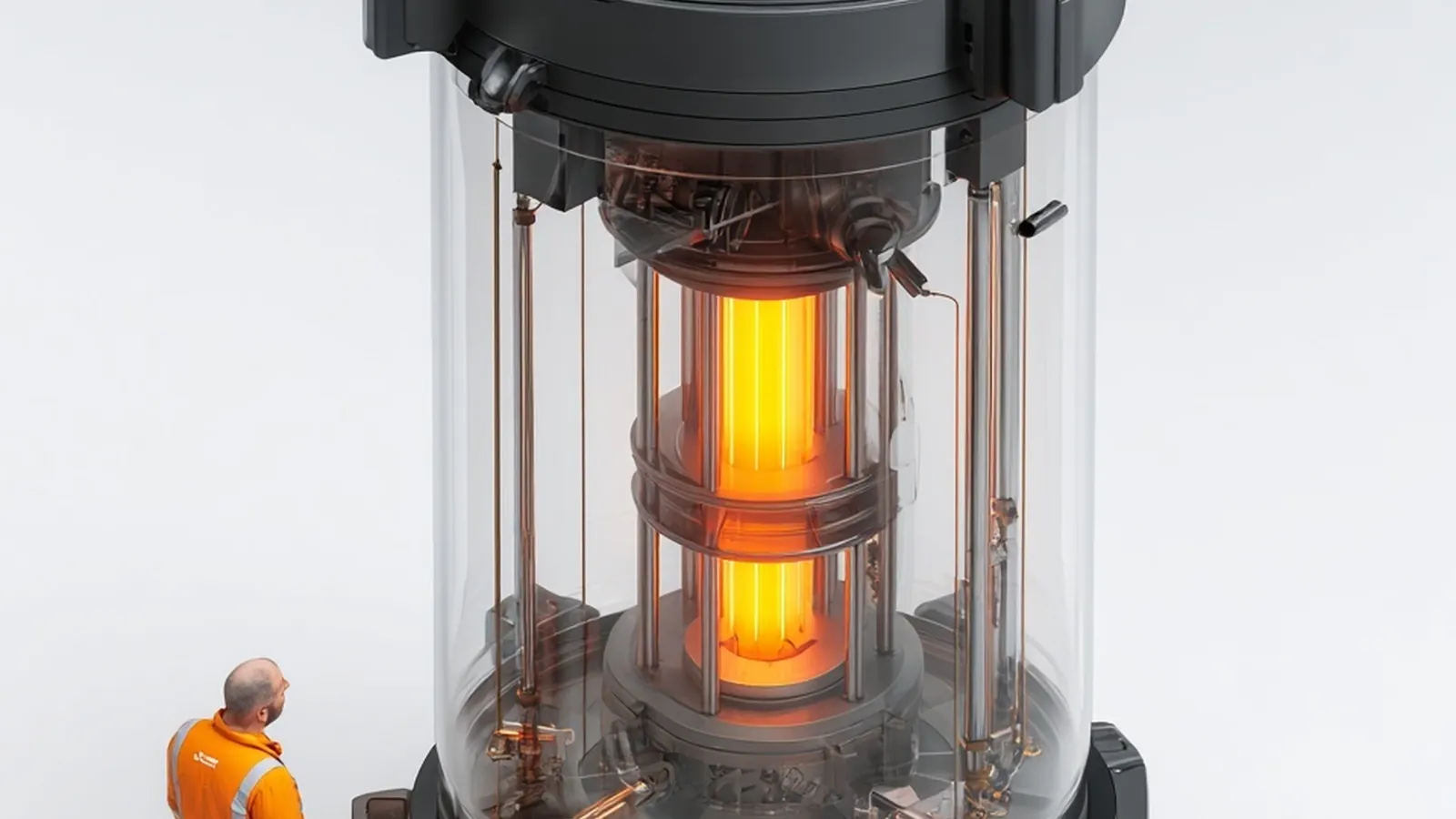 HELIX reactor cutaway, concept render