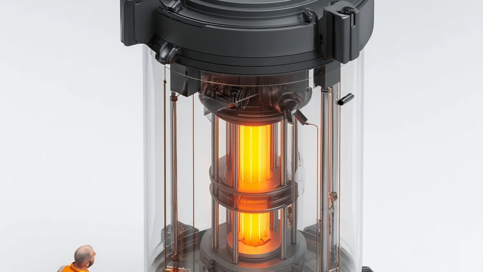 HELIX reactor cutaway, concept render