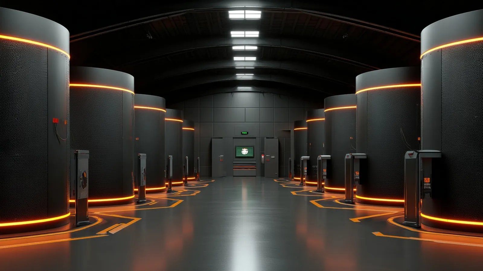 Installed HELIX reactor modules, concept render